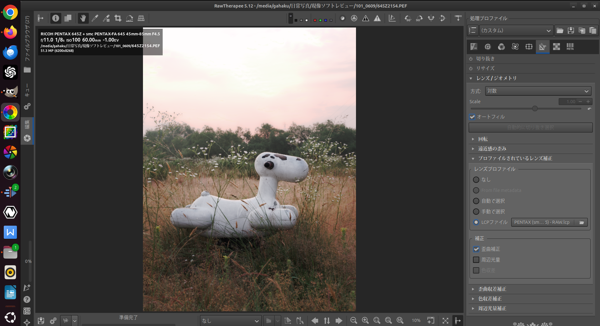 フリーの高機能現像ソフト RawTherapee を使う その2 (v5.12対応) – 超画伯の写真漂流記